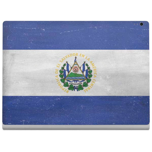 El Salvador Flag Distressed Surface Book 2 13.5in Skin